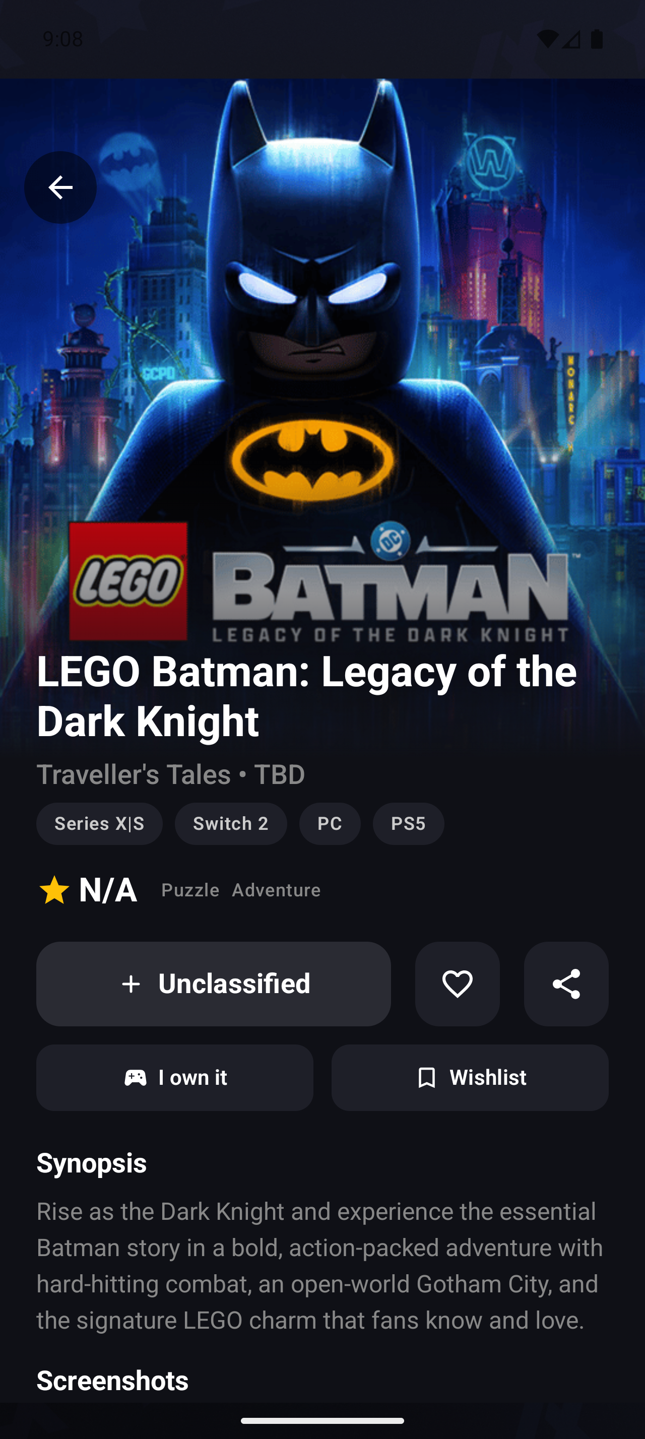 Game detail